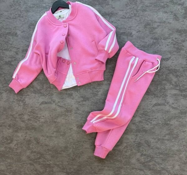 Şeritli Şardonlu 3lü takım