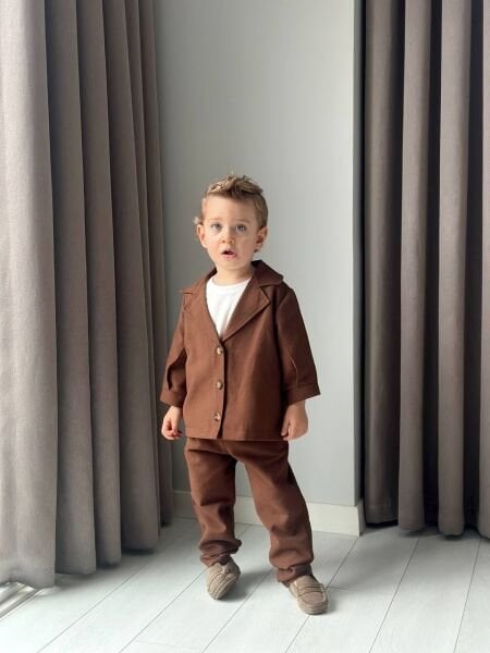 Dokuma 2li Takım kahve