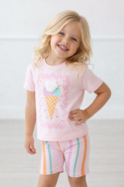 Dondurma detaylı Taytlı Takım