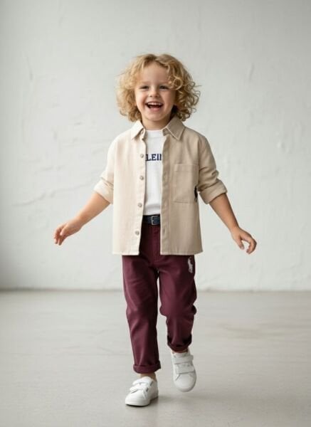 Style Boys Gabardin 3lü Takım