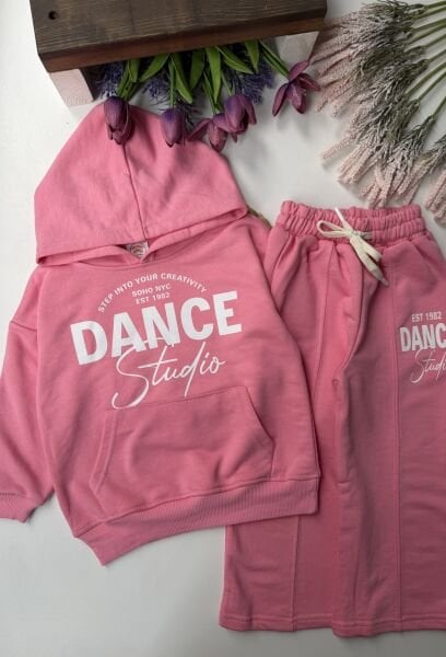 Dance baskılı İspanyol paça takım