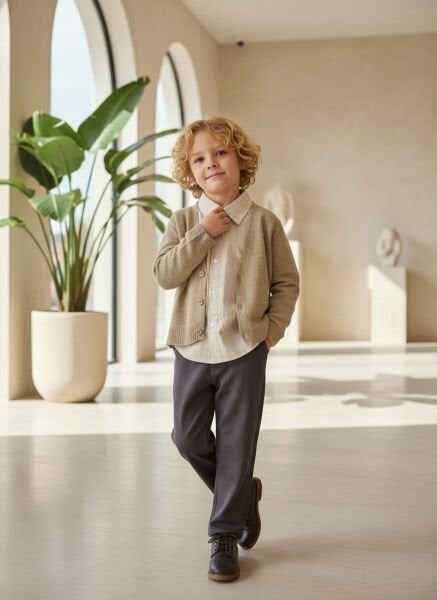 Triko hırkalı erkek 3lü Takım