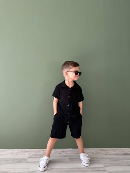 İthal Müslin Takım Siyah