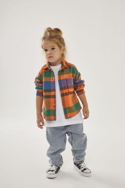 Gömlekli denim takım