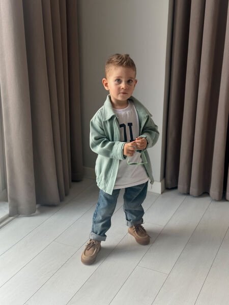 Ceketli tişört jean Takım