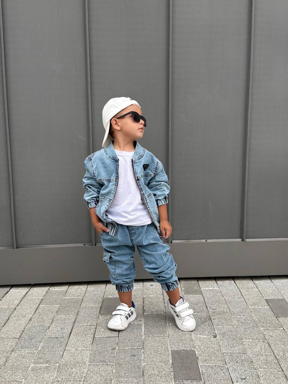Denim 3’lü set kombin Ön sipariş