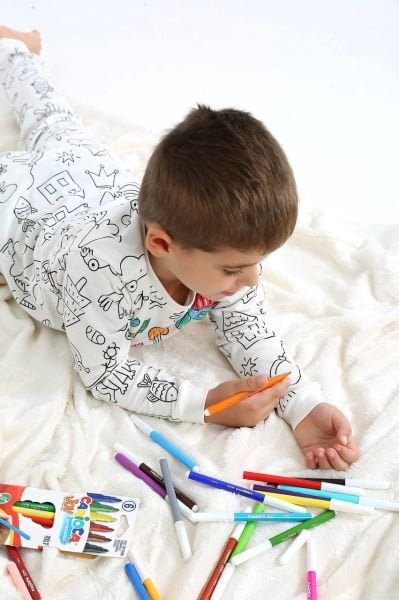 Pijama Takım (Boya kalemi hediyeli)