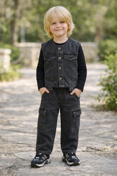 La’ciel Paris yelek pantolon Takım