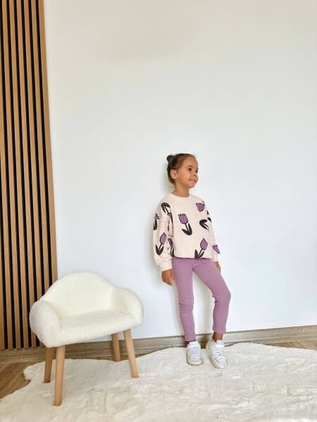 Çiçekli Mor takım