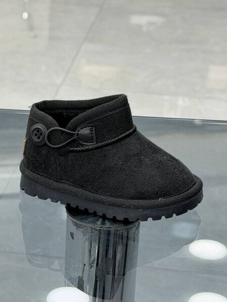 Düğme detaylı bot siyah