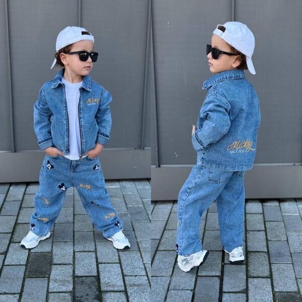 Mickey denim 3lü Set