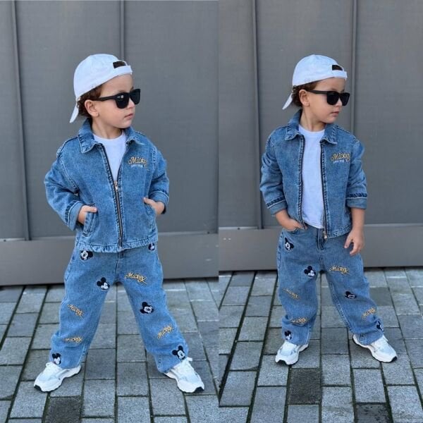 Mickey denim 3lü Set