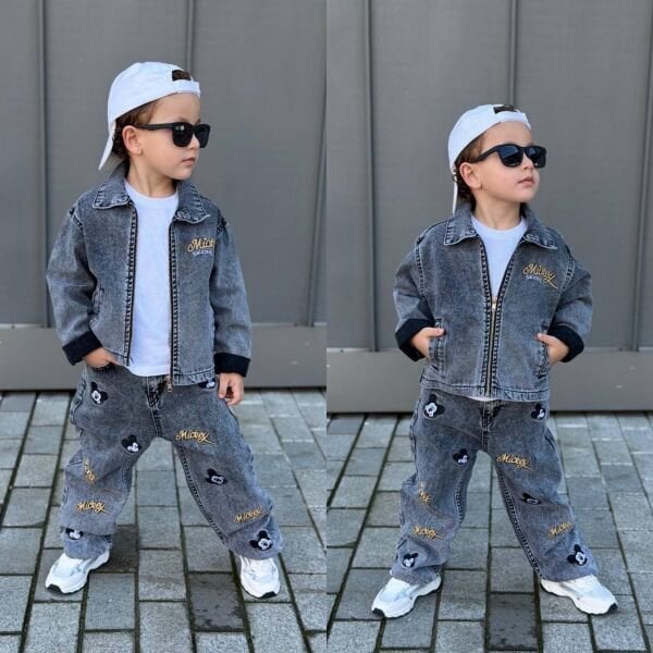 Mickey denim 3lü set