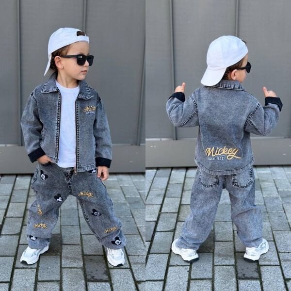 Mickey denim 3lü set