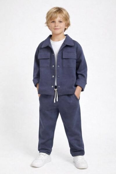 3lü Jogger Takım lacivert