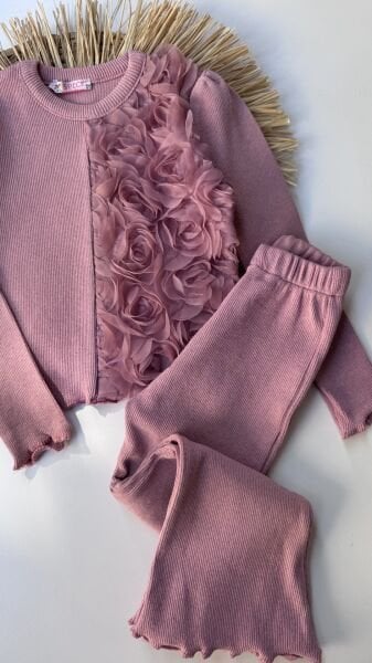 Kaşkorse çiçekli takım