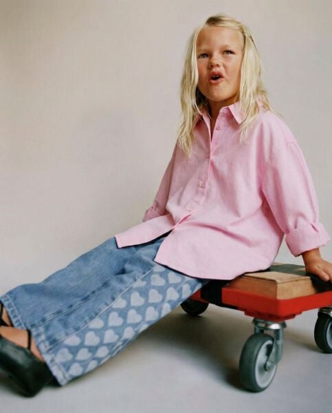 La’ciel Paris gömlekli denim takım