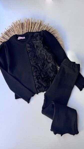 Kaşkorse çiçekli takım