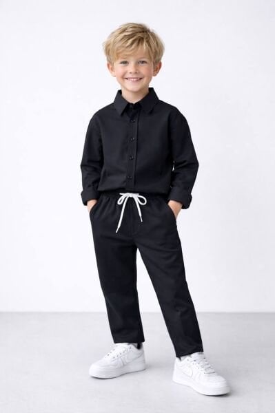 Dokuma 2li Takım siyah