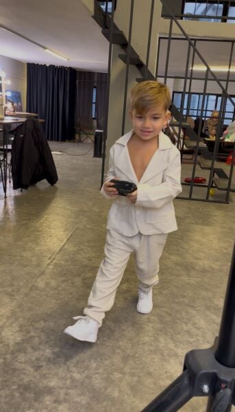 Ceket pantolon keten Takım krem