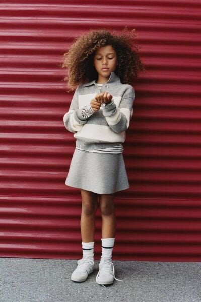 Triko Etekli Takım Gri