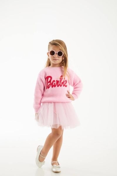 Barbie tütü etekli triko takım
