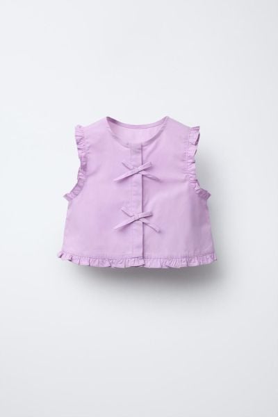 La’ciel Paris dokuma fiyonklu takım Lila