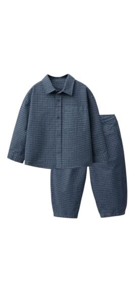 La’ciel Paris dokuma gömlekli takım