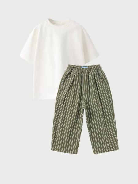 La’ciel Paris Çizgili Takım